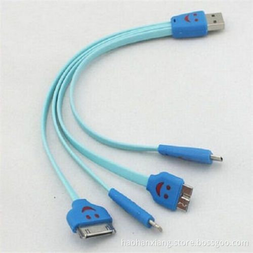4-in-1 USB Cable with LED Lighting